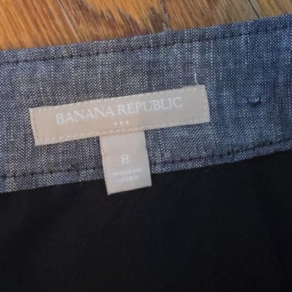 Banana Republic Size 8 Linen A-Line Skirt - BEAUTIFUL! - Picture 9 of 13